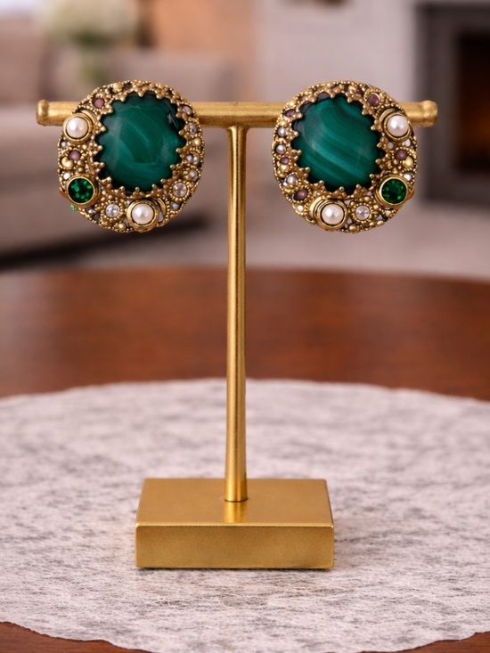 Vintage Jewelry - West Germany 1950-60’s Vintage Gold Clip On Filigree Earrings